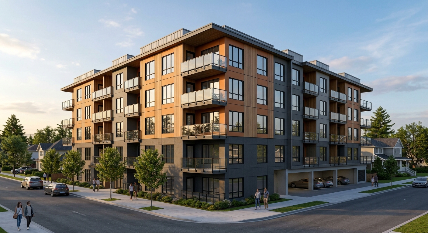 Howard Street Residential — Duncan, BC rendering